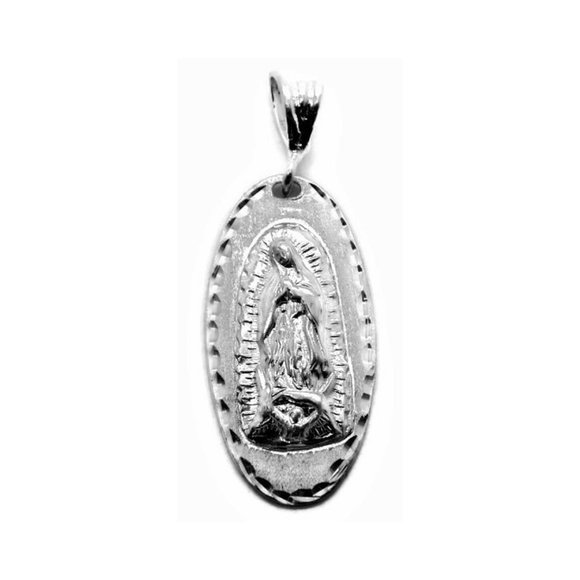 Jewelry - Virgin Mary (Virgen de Guadalupe) Oval Medallion
